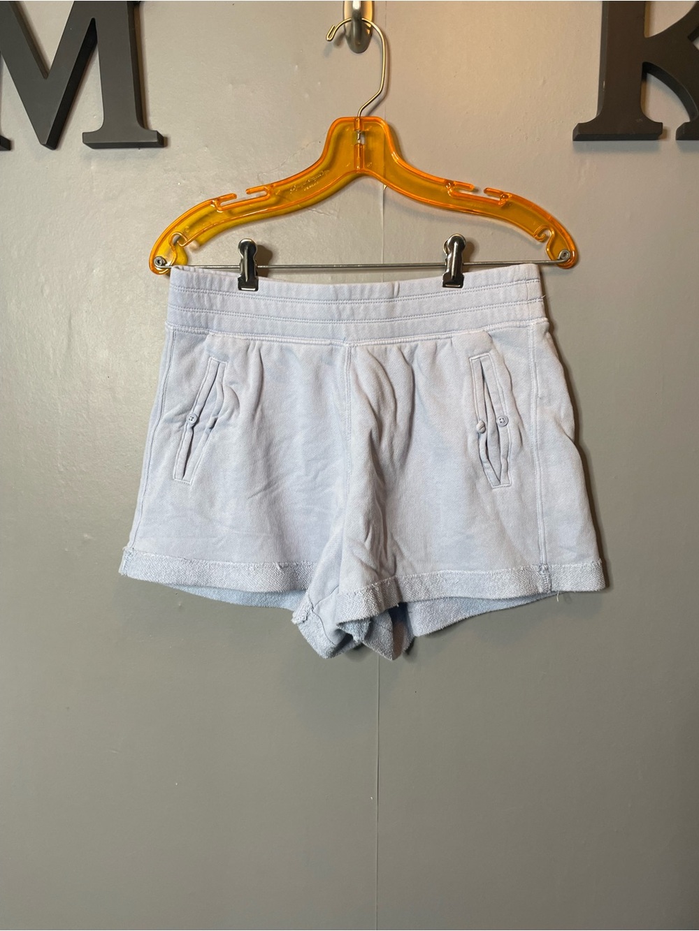 Aerie Go To Cotton Women’s Shorts — Light blue size small